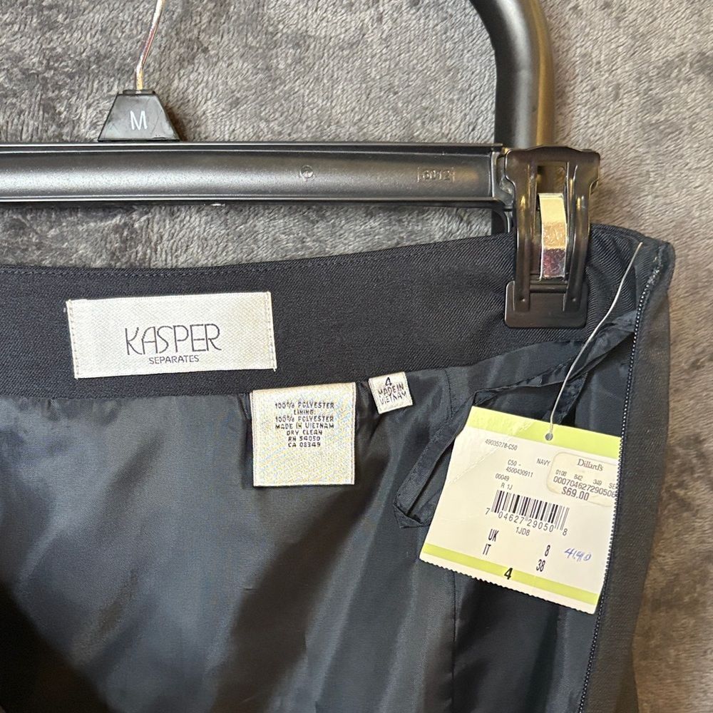 Kasper Dark Gray Pencil Skirt - Picture 5 of 8